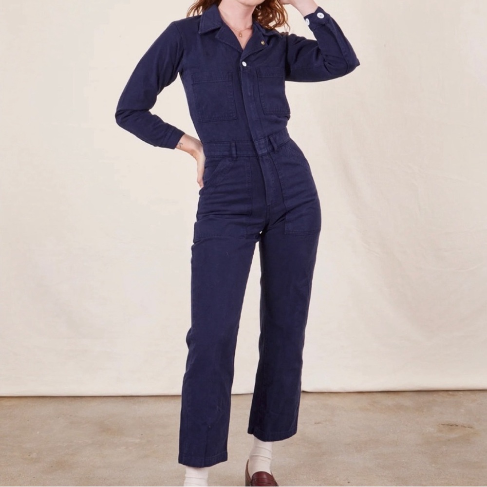 But Bud Press long sleeve Everyday Jumpsuit in Navy size XL